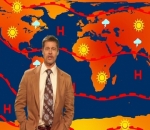 Brad Pitt Returns as Sarcastic 'The Jim Jefferies Show' Weatherman