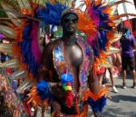 The parade shows diversity