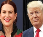 Megan Mullally Dying of Embarrassment After Donald Trump Shares Their 'Green Acres' Duet
