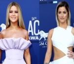 ACM Awards 2019: Maren Morris and Cassadee Pope Dress Playfully Daring on Red Carpet