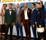With His On-Screen Family