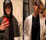 Thomas Doherty Captured Dining and Sharing Kisses with Model Yasmin Wijnaldum