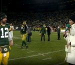 Aaron Rodgers Defends Hugging Erin Andrews After Socially-Distanced Interview