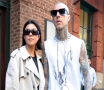 Kourtney Kardashian and Travis Barker Spotted Wearing Matching Diamond Rings After Lavish Wedding