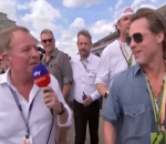 Brad Pitt Catches Heat After Snubbing F1 Interviewer Martin Brundle