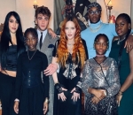 Madonna Rocks Sexy Low-Cut Dress as She Celebrates Thanksgiving With Six Children