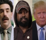 Sacha Baron Cohen Channels Borat to Take Aim at Kanye West and Donald Trump