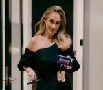 Adele Indulges in Chocolate While Backstage in Las Vegas