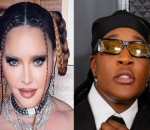 Madonna Touch Tongues With Rapper Jozzy in Wild Grammys Montage After Slamming 'Ageism'