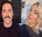 Shirtless Tom Sandoval Hangs Out With Billie Lee at His L.A. Home