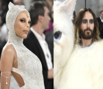 Doja Cat and Jared Leto's Met Gala Looks Are Purr-Fect Ode to Karl Lagerfeld's Cat