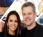 Matt Damon Enjoys PDA-Packed Beach Outing With Wife Luciana Barroso in Greece