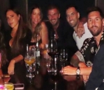 David and Victoria Beckham Hang Out With Lionel Messi and Sergio Busquets at Miami Steakhouse