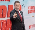 Arnold Schwarzenegger Wears Protective Cast After Elbow Surgery