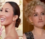 Golden Globes 2024: Jeannie Mai Covered in Pearls, Julia Garner Wows in Glitzy Dress on Red Carpet