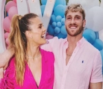 Logan Paul Cradles Nina Agdal's Baby Bump at SI Swimsuit Launch Party