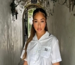 Jordyn Woods Stuns in Coral-Colored Sizzling Outfit During Tropical Getaway