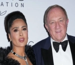 Salma Hayek and Husband Francois-Henri Pinault Serve Style at Wimbledon Day 7