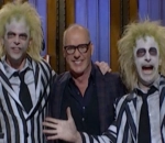 Michael Keaton Haunts 'SNL' With 'Beetlejuice' Monologue