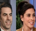 Sacha Baron Cohen and Sarah Silverman Hold Hands on Red Carpet, Sources Insist They're Just Friends