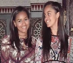 Sasha and Malia Obama Twinning in Western-Themed Costumes at Billie Eilish's Halloween Party 