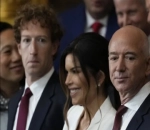 Mark Zuckerberg Caught Ogling Lauren Sanchez's Cleavage at Trump's Inauguration