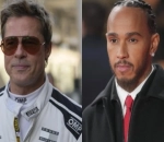 Brad Pitt 'Clawing at the Windows' During Heart-Pounding F1 Lap With Lewis Hamilton
