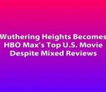 Wuthering Heights Becomes HBO Max’s Top U.S. Movie Despite Mixed Reviews