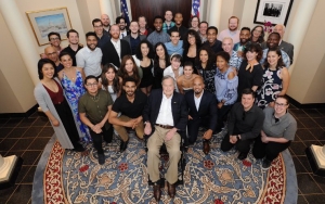 'Hamilton' Cast Performs for George H. W. Bush