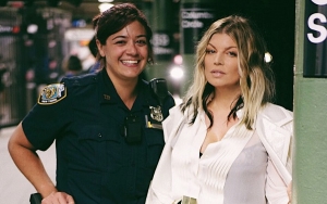 Video: Fergie Rides Subway in Full Glam to Avoid Storm