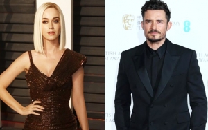 Katy Perry Jets Off to London to Support Orlando Bloom
