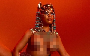 Nicki Minaj Goes Topless in Racy 'Queen' Cover Art