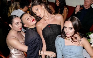 Bella Hadid Flaunts Derriere in Sheer Dress at Dior Backstage Collection Dinner
