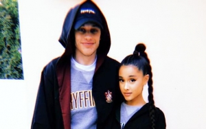 Ariana Grande and Pete Davidson Celebrate Engagement at Disneyland With Her Family
