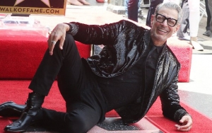 Jeff Goldblum Poses With His Star on Walk of Fame
