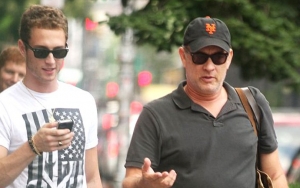 Tom Hanks And Son Chet Filming a Movie Together