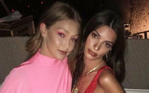 Gigi Hadid's and Emily Ratajkowski's Boobs Almost Spill Out of Tiny Bikinis During Holiday in Greece