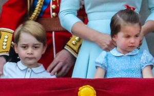 Pics: Prince George and Princess Charlotte Goof Around, Stick Out Tongues During RAF Flypast