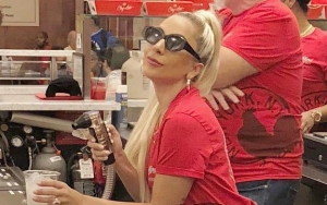 Lady GaGa Surprises Customers at Her Dad's Diner in New York