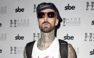 Travis Barker's Car Collides With School Bus in Calabasas