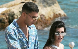 Kourtney Kardashian's Boyfriend Younes Bendjima Happy With Her Less Sexy Pic