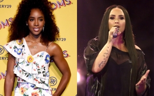 Kelly Rowland Shows Support for Demi Lovato With Temporary Tattoo