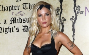 Halsey Sizzles in Sexy Lingerie at Playboy Party