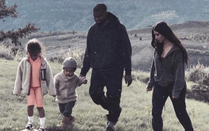 Kanye West Graces Harper's Bazaar's Cover With North and Saint