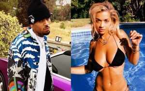 Chris Brown Leaves Flirty Comment on Rita Ora's Bikini Pic