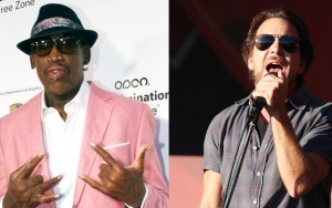Dennis Rodman Joins Pearl Jam Onstage at Wrigley Field