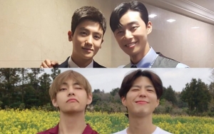 Park Seo Joon, Hyungsik and Park Bo Gum Support V at BTS' Concert