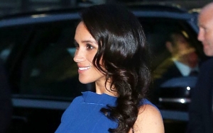 Meghan Markle Turns Head in Blue Midi Dress at Gala Concert