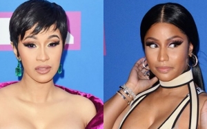 [Video] Cardi B and Nicki Minaj Get Nasty at Fashion Week Party: She Is a P***y!