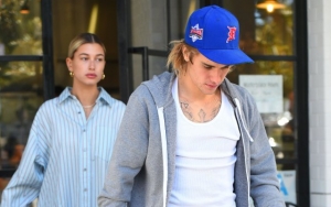Hailey Baldwin Wipes Justin Bieber's Mouth During Breakfast Date in L.A.
